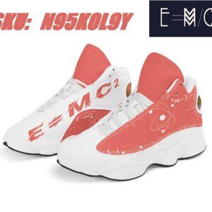 Women's E=M/C2 Ballers Edition Peach PU Leather Basketball Shoes sneakers active